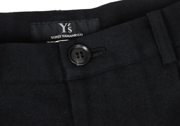 Y's Wool Tuck Tapered Pants K-175611_004