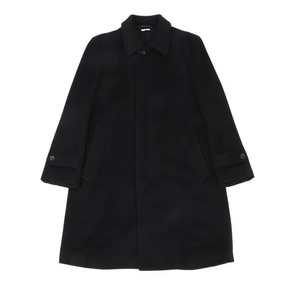 COMME des GARCONS HOMME PLUS Cashmere Blend Wool Coat Navy S K-175614_001