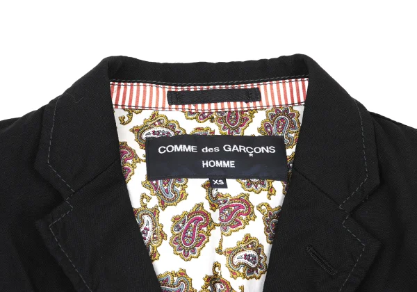 COMME des GARCONS HOMME Wool Lined Paisley Patch Pocket Jacket K-175615_003