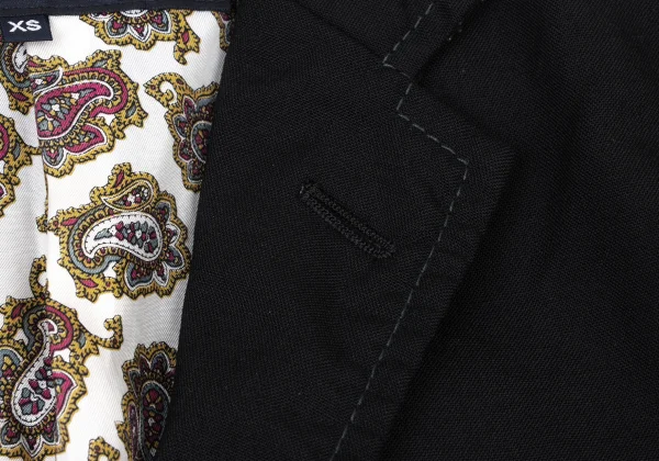 COMME des GARCONS HOMME Wool Lined Paisley Patch Pocket Jacket K-175615_005