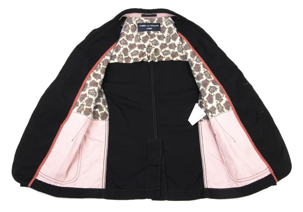 COMME des GARCONS HOMME Wool Lined Paisley Patch Pocket Jacket K-175615_012