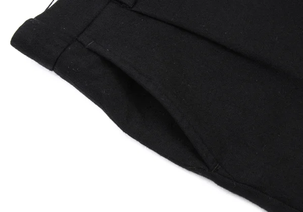 GANRYU Wool Blend Switching Design Dropped Crotch Pants K-175616_003