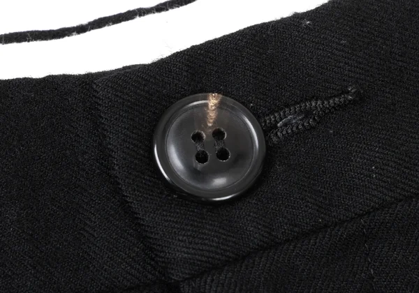 GANRYU Wool Blend Switching Design Dropped Crotch Pants K-175616_004