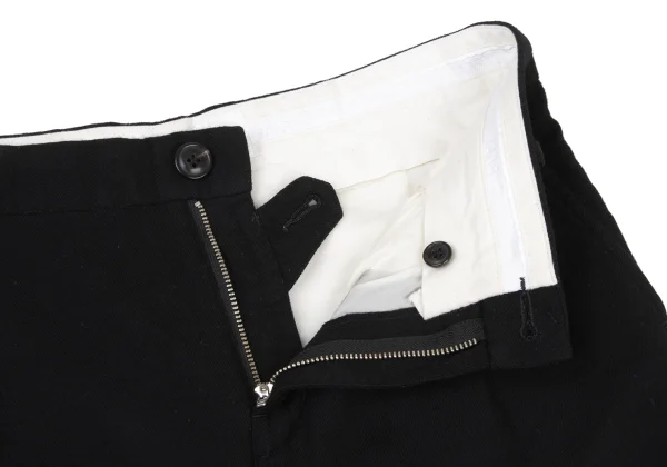 GANRYU Wool Blend Switching Design Dropped Crotch Pants K-175616_005