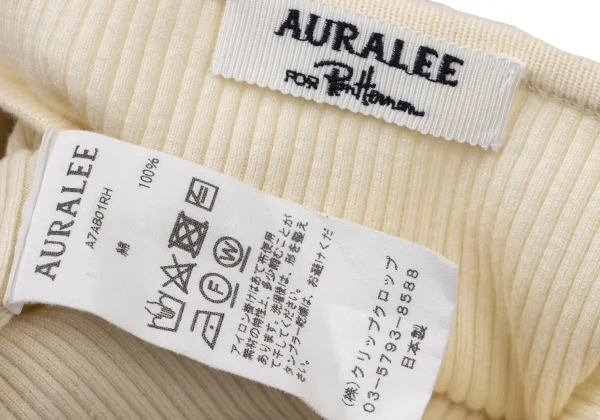 AURALEE×Ron Herman Cotton rib Knit Top K-175617_013
