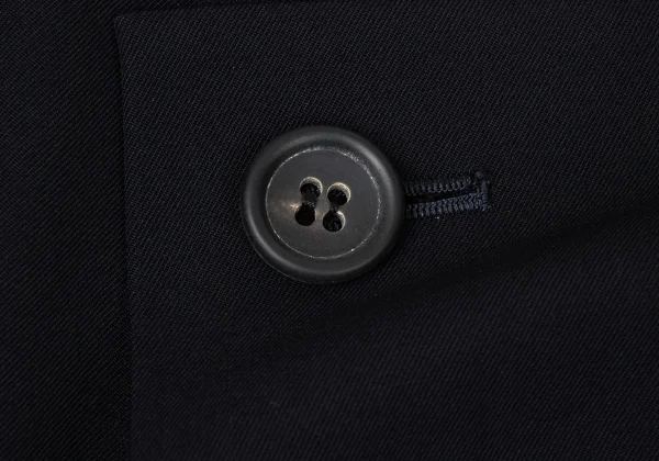 Y's Wool Gabardine Belted Double Jacket  K-175619_005
