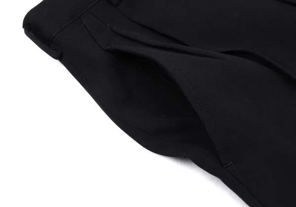Y's Wool Gabardine Tuck Tapered Pants K-175620_003