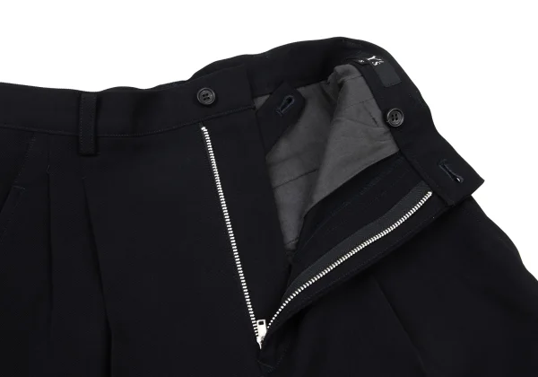 Y's Wool Gabardine Tuck Tapered Pants K-175620_005