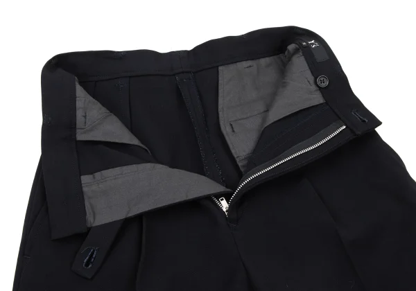 Y's Wool Gabardine Tuck Tapered Pants K-175620_006