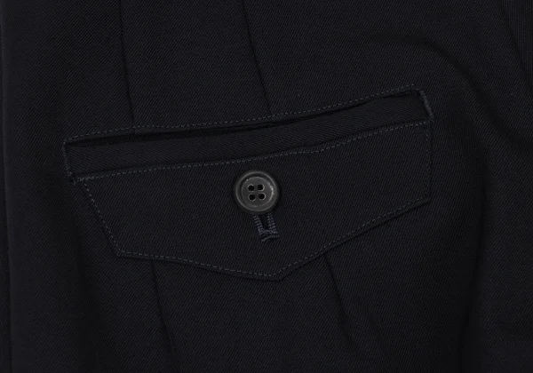Y's Wool Gabardine Tuck Tapered Pants K-175620_010