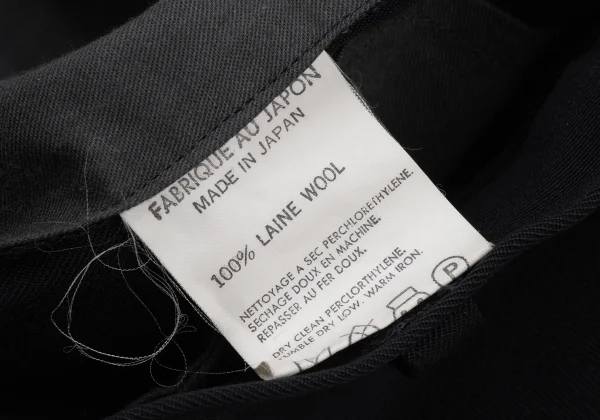 Y's Wool Gabardine Tuck Tapered Pants K-175620_013
