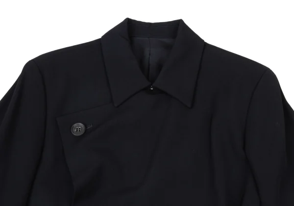 Y's Wool Gabardine Belted Jacket & Skirt K-175621_004