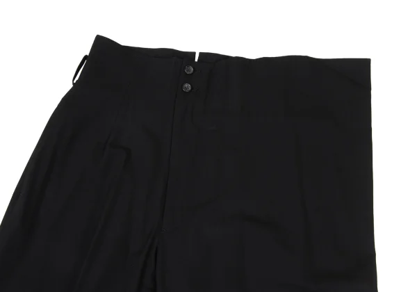Y's Wool Gabardine Asymmetric Wide Wrap Pants K-175622_002
