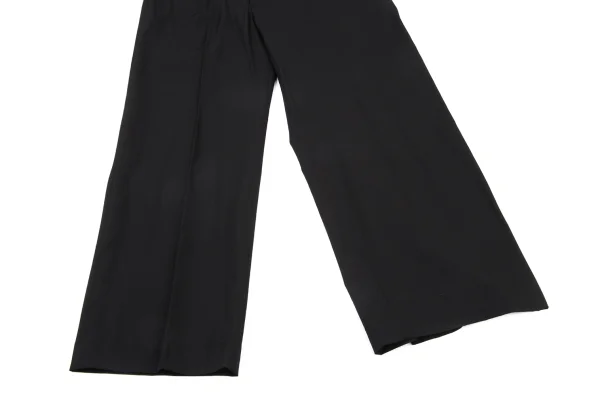 Y's Wool Gabardine Asymmetric Wide Wrap Pants K-175622_007