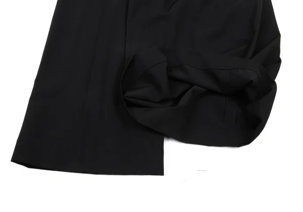 Y's Wool Gabardine Asymmetric Wide Wrap Pants K-175622_009