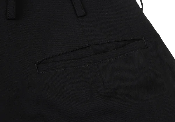 Y's Wool Gabardine Asymmetric Wide Wrap Pants K-175622_012