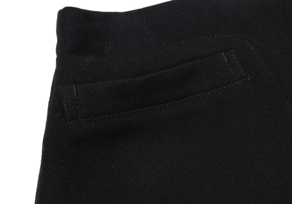 Y's Front Zip Pocket Wool Mini Skirt K-175624_006