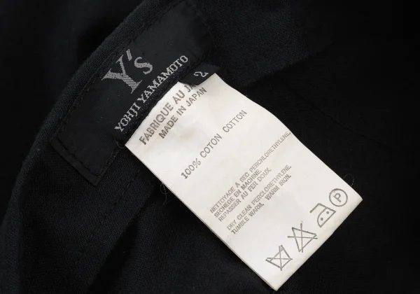 Y's Straight Cotton Pants K-175630_014