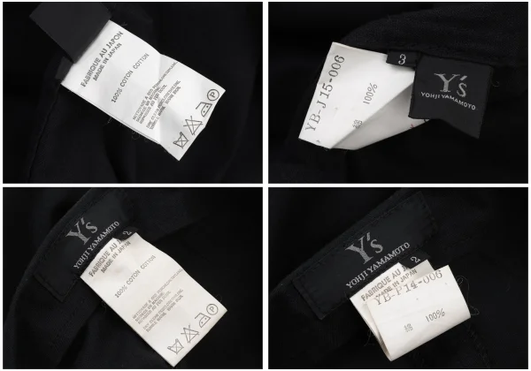 Y's Buttonless Cotton Jacket & Pants K-175631_020