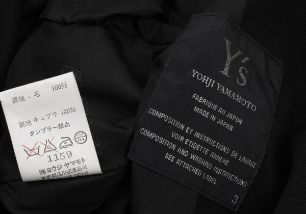 Y's Wool Gaba Wide Sleeve Jacket K-175633_015