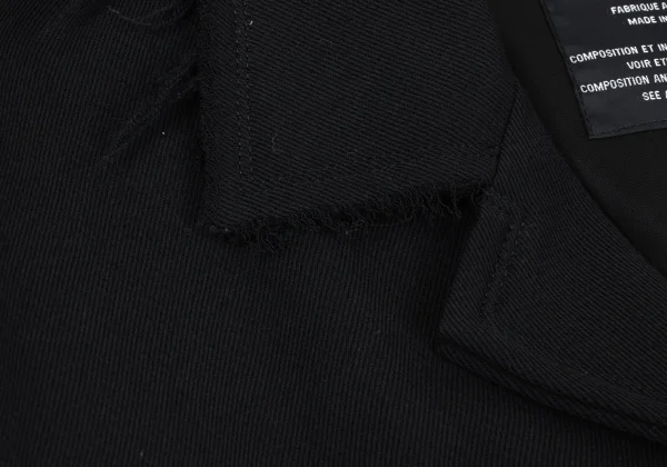 Y's Cut Off Wool Long Coat K-175638_005