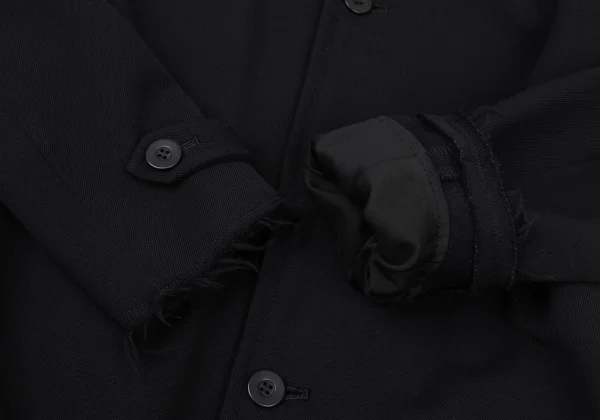 Y's Cut Off Wool Long Coat K-175638_008