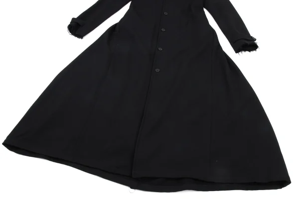 Y's Cut Off Wool Long Coat K-175638_009
