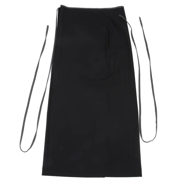 Y's Wool Piping Strap Wrap Skirt K-175639_009