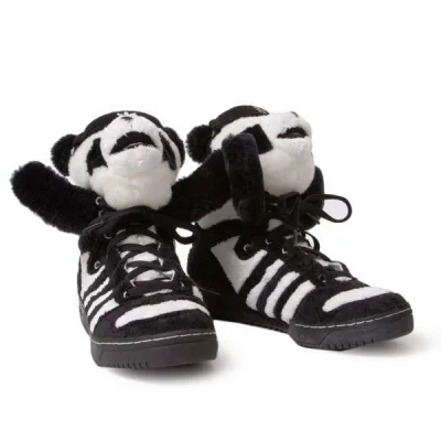 未使用タグ付★アディダス　ジェレミースコット　パンダ　24.5 ジェレミースコット×アディダス JEREMY SCOTT×Adidas パンダ