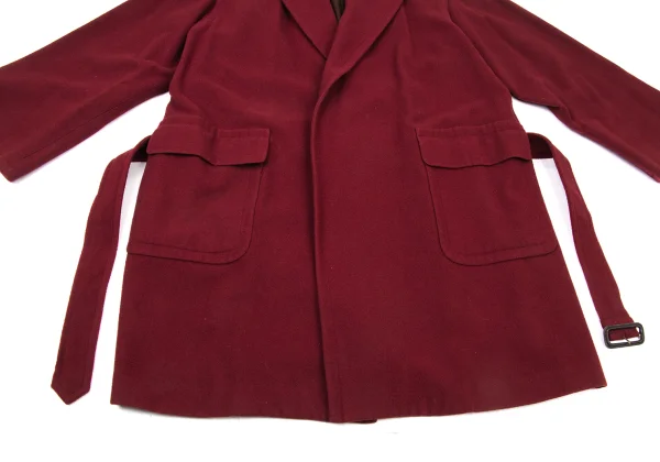 Jean Paul GAULTIER FEMME Wool Flannel Belted Coat K-175640_010