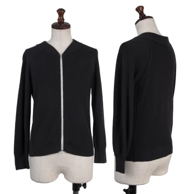 MHL Cotton Rib Knit Zip Blouson