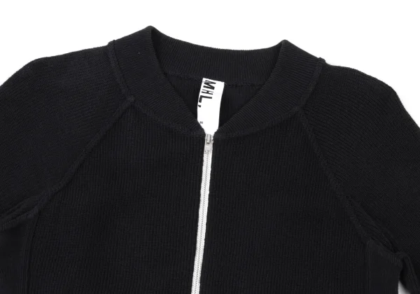 MHL Cotton Rib Knit Zip Blouson K-175641_003
