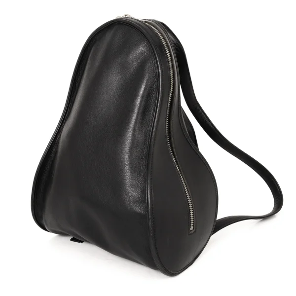 Y's Leather Curved Backpack   K-175643_001