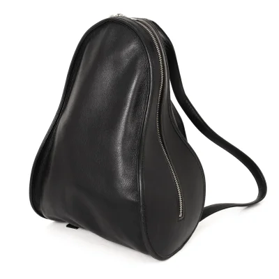 Y's Leather Curved Backpack