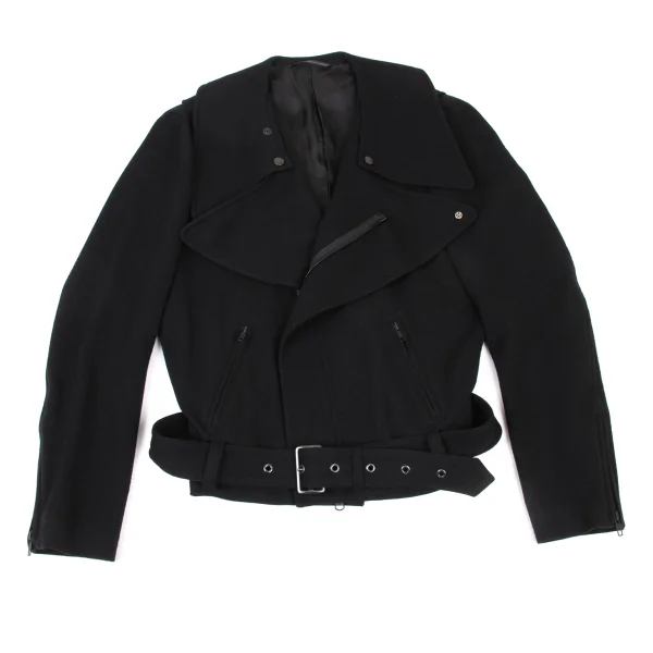 Y's Stretch Flannel Wool Motorcycle Jacket K-175647_002