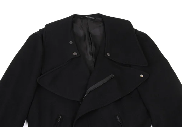 Y's Stretch Flannel Wool Motorcycle Jacket K-175647_003