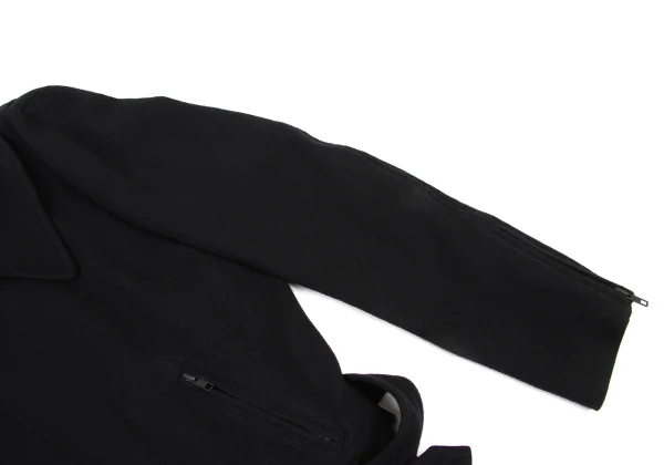Y's Stretch Flannel Wool Motorcycle Jacket K-175647_006
