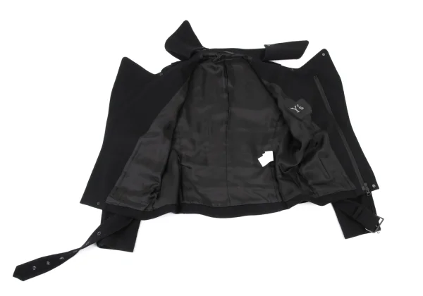 Y's Stretch Flannel Wool Motorcycle Jacket K-175647_012