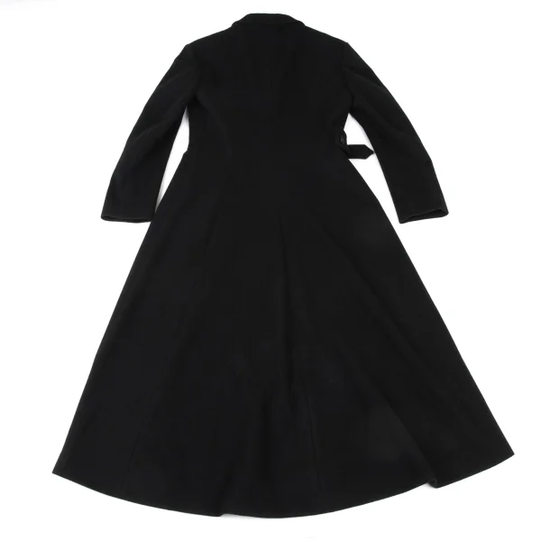 Yohji Yamamoto collections Wool Flannel Belted Chester Coat K-175648_013