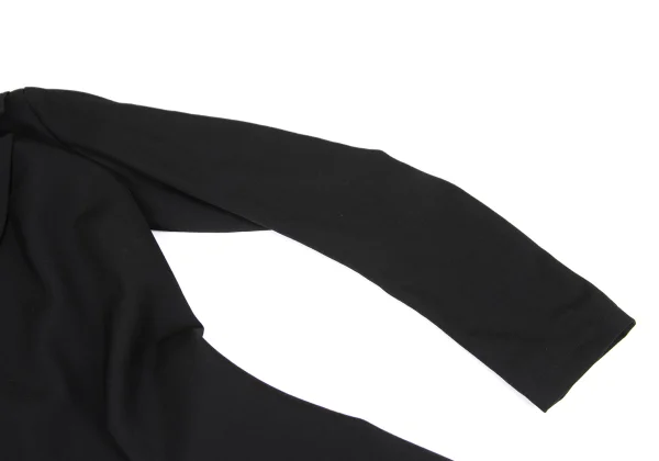 Yohji Yamamoto collections Wool Gabardine Asymmetric Long Tail Jacket K-175649_007