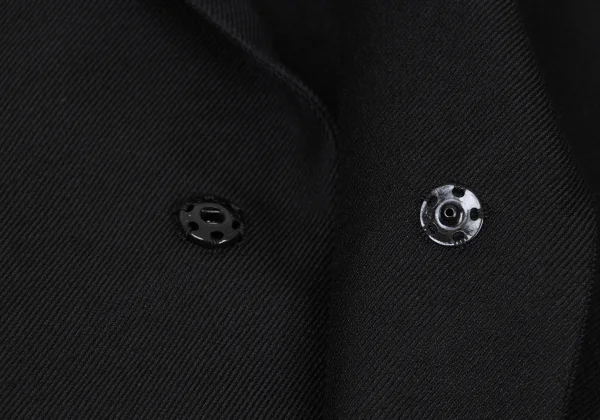 Yohji Yamamoto collections Wool Silk Twill Asymmetric Ruffle Jacket  K-175650_008