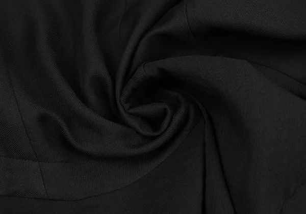 Yohji Yamamoto collections Wool Silk Twill Asymmetric Ruffle Jacket  K-175650_012