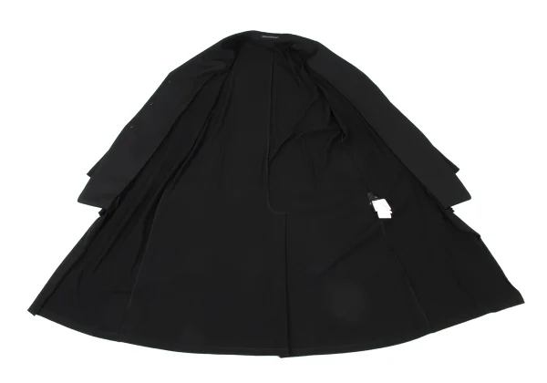 Yohji Yamamoto collections Docking Wool Gabardine Long Jacket K-175651_010
