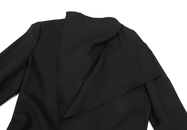 Yohji Yamamoto FEMME Wool Asymmetric Drape Jacket K-175653_006