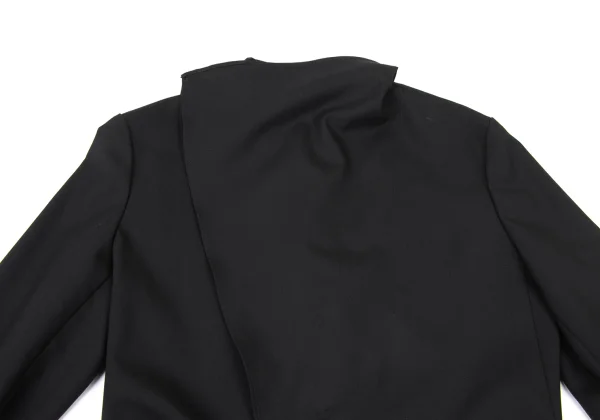 Yohji Yamamoto FEMME Wool Asymmetric Drape Jacket K-175653_007