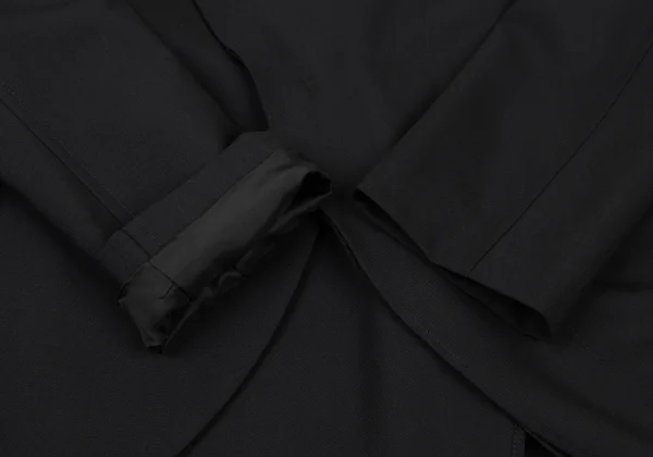 Yohji Yamamoto FEMME Wool Asymmetric Drape Jacket K-175653_009