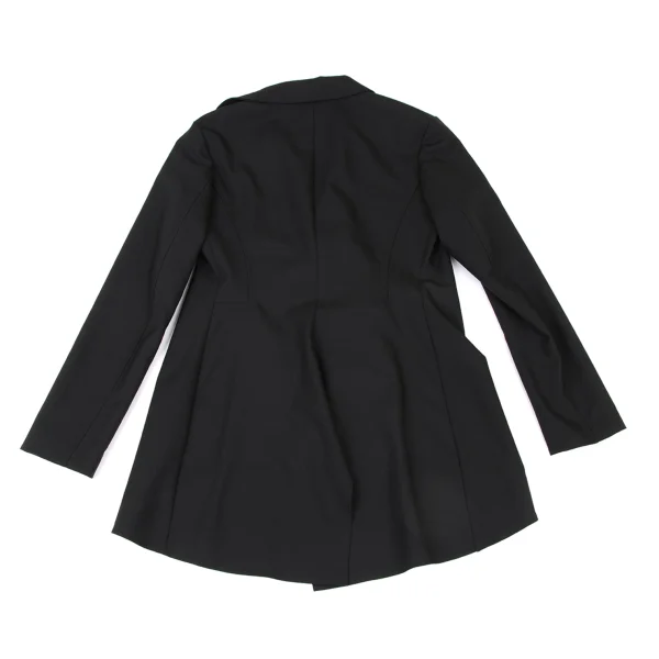Yohji Yamamoto FEMME Wool Asymmetric Drape Jacket K-175653_014