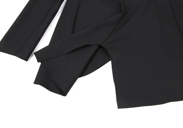 Yohji Yamamoto FEMME Wool Asymmetric Drape Jacket K-175653_015