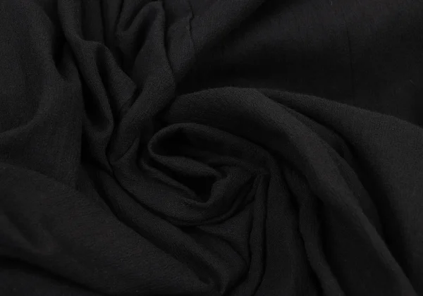 Yohji Yamamoto FEMME Mixed Material Paneling Draped Skirt K-175655_012