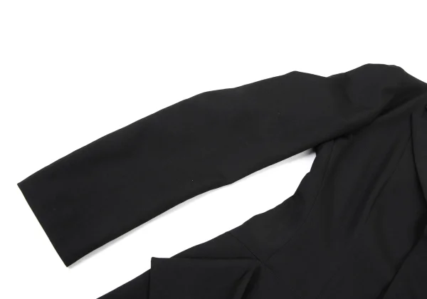Yohji Yamamoto NOIR Flap Design Wool Gabardine Jacket K-175656_005